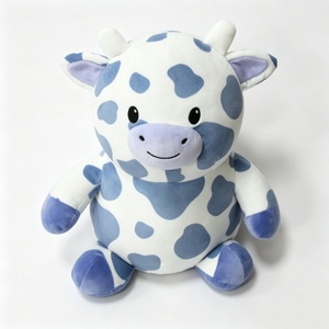 Custom <b>Cow</b> stuffed animal, Blue <b>cow</b> plush, Spotted <b>cow</b> plush, Cute <b>cow</b> toy, <b>Cow</b> plush - Product Image 5