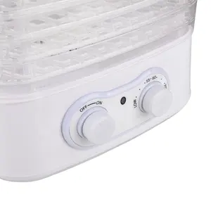 Ot-secador de frutas eléctrico para el hogar, deshidratador de alimentos de frutas y verduras con temperatura ajustable, 5 bandejas