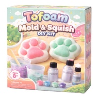 Nouveau kit de fabrication de jouets créatifs pour enfants, sûr et adapté aux débutants, 2 pièces, kit de fabrication de slime cristallin mignon à faire soi-même