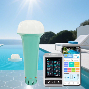 7 في 1 مصنع متعدد المعلمات PH ملح الكلور Temp WIFI EC لجودة مياه المسبح للاختبار مع تطبيق Tuya - Product Image 1