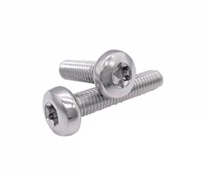 Vis à tête ronde Torx en acier inoxydable LeGood M4, filetage 0,7, longueur 12 mm, avec rondelle à dôme carrée - Product Image 3