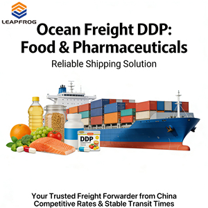 Transport maritime DDP conforme aux normes de l'FDA pour les produits alimentaires <span class=keywords><strong>et</strong></span> pharmaceutiques sensibles, service complet de livraison porte-à-porte - Product Image 1