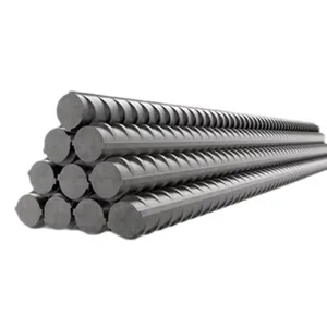 Steel Rebars In Bundles 6mm 8mm 10mm 12mm 16mm 20mm Hot Rolled Deformed Steel Bar Rebar Iron Rod Construction Rebar Steel