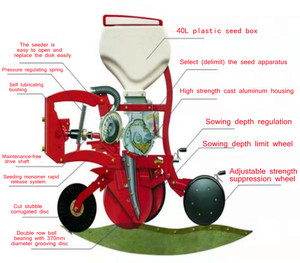 High Efficiency Air Suction 4 6 8 12 Row Soybean Corn Sugar Beet Cotton <b>Vegetable</b> Precision Seeder <b>Planter</b> - Product Image 3