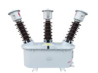 Transformador combinado Tipo B, caja de medición de inmersión de aceite de 35KV, elemento dual, trifásico, tres cables