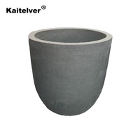 Pot en graphite de carbone personnalisé, disponible en plusieurs tailles et formes, haute précision, 12 unités