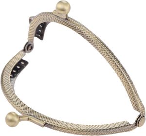 Cierre de monedero metálico Mtsooning de bronce con cierre de beso y arco para manualidades de costura DIY - Product Image 4