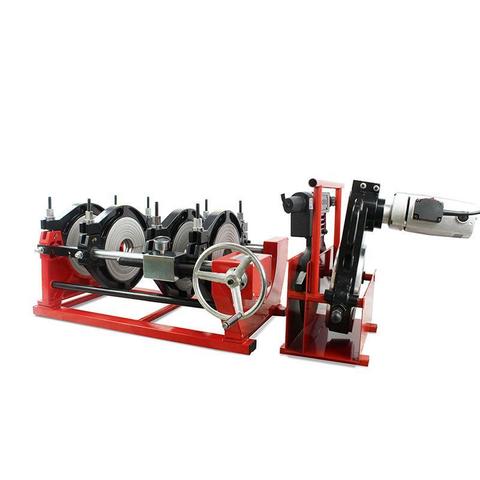 40-250-4M 40mm to 250mm Screw Butt Fusion Welding Machine with Manometer HDPE welding machine