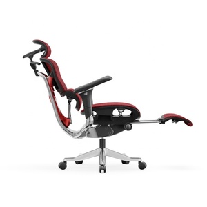 Chaise de bureau informatique ergonomique entièrement en maille réglable avec siège coulissant et accoudoirs 7D, inclinaison à 145° °   Châssis flottant inclinable en <span class=keywords><strong>aluminium</strong></span> - Product Image 5