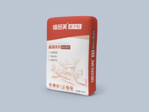 Enduit mural écologique vert QYM à base de sable grossier, longue durée, résistant à l'eau, pour murs intérieurs, niveau 1, fourni par l'usine chinoise - Product Image 1