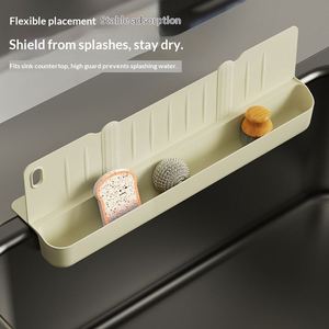 Planche de protection multifonctionnelle en TPR moulé par injection, sans danger pour les aliments, pour éviter les éclaboussures sous l'évier et sur le comptoir, étanche, pour la maison - Product Image 3