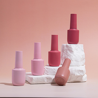 10ml vrac dégradé rose vernis à ongles bouteille vide emballage en verre pour Gel laque cosmétique conteneur