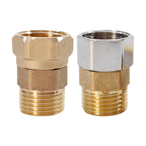 Connessioni a filo interno ed esterno in ottone idraulico Testa di trasformazione per connessioni a tubazioni resistenti alle al - Product Image 1