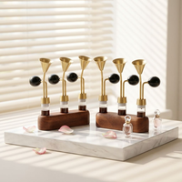 Customized 60ml Gold Brass Essential Oil Smelling Bottle, Fragrance Tester for SPA & Beauty Salon