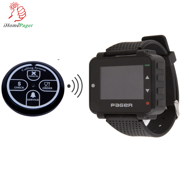 High Quality Longest Signal Range 433.92Mhz Wireless Waiter Calling System with 9999 Calls Capacity