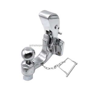 Boulon de combinaison de <span class=keywords><strong>boule</strong></span> et <span class=keywords><strong>d</strong></span>'aiguille de montage sur canal de charge noir mat 8000KG sur le support <span class=keywords><strong>d</strong></span>'<span class=keywords><strong>attelage</strong></span> de voiture avec <span class=keywords><strong>boule</strong></span> de 2" - Product Image 5