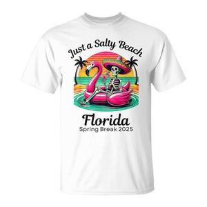 Maglietta Just A Salty Beach Florida Spring Break 2025 - Product Image 1