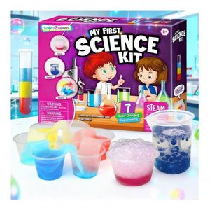 Kit de laboratoire de chimie éducatif STEM avancé pour enfants - Apprentissage pratique et sûr avec des expériences amusantes et des découvertes - Product Image 1