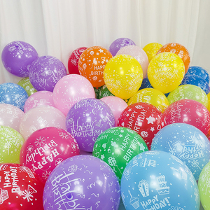 <span class=keywords><strong>Ballon</strong></span> anniversair globos <span class=keywords><strong>al</strong></span> por mayor anniversaire impression ballons en vrac hélium latex décorations de fête ballons - Product Image 3