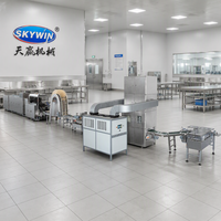 Machine à fabriquer des gaufrettes à haute capacité, ligne de production de gaufrettes au chocolat intelligente PLC, bon prix pour les petites entreprises