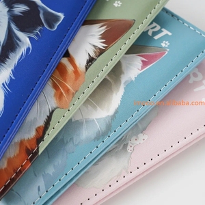 Porte-passeport à <span class=keywords><strong>prix</strong></span> d'usine, impression UV couleur <span class=keywords><strong>chien</strong></span> chat, porte-passeport de voyage mignon pour animaux de compagnie, porte-carte d'identité, porte-billet d'<span class=keywords><strong>avion</strong></span> - Product Image 5