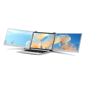 Extensor de Pantalla Triple IPS FHD de 15.6 Pulgadas con Rotación de 210°, Monitor Cuádruple Portátil para Laptop, Soporte Metálico Ajustable para Escritorio - Product Image 6