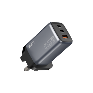 GaN 65W PD PPS QC 3.0 USB C <span class=keywords><strong>Chargeur</strong></span> rapide pour ordinateur portable Adaptateur de voyage compact <span class=keywords><strong>avec</strong></span> prise UK AU Compatible <span class=keywords><strong>avec</strong></span> <span class=keywords><strong>Mac</strong></span> <span class=keywords><strong>Samsung</strong></span> iPhone iPad - Product Image 3
