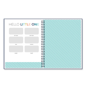Carnet <span class=keywords><strong>de</strong></span> bébé personnalisé avec couverture rigide en PP, reliure spirale, livre <span class=keywords><strong>de</strong></span> souvenirs <span class=keywords><strong>de</strong></span> la première année <span class=keywords><strong>de</strong></span> bébé, cadeau personnalisé, impression personnalisée, enregistrement du bébé - Product Image 3