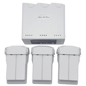 Pour DJI Mini <span class=keywords><strong>3</strong></span> Batterie et Hub, Set Vente 3pcs Batteries avec Un Hub de Charge pour DJI Mini <span class=keywords><strong>3</strong></span> Pro/4 Pro - Product Image 1