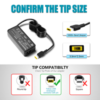 Adaptateur pour ordinateur portable USB C 20V 3.25A 65W, chargeur TYPE C pour Len ThinkPad 475 E480 E485 E490