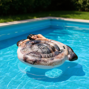 Flotador Inflable Intex Pug Face Island 173x130cm para Piscina - Product Image 3