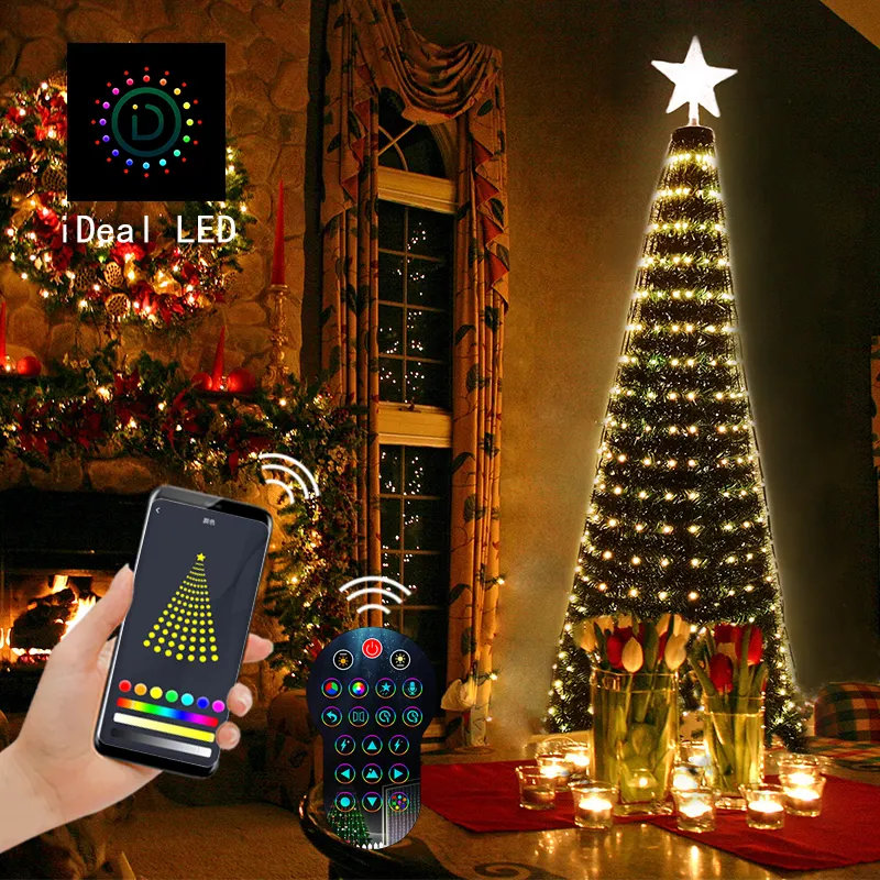 Amazon hot selling APP Wireless Led guangdong province Christmas lights outdoor hanging lights