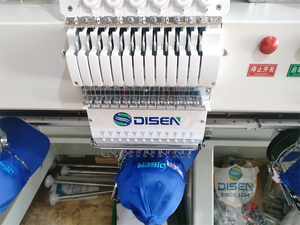 Machines à broder et à coudre industrielles à 6, 8, 10 têtes pour casquettes et chemises, avec 4 aiguilles de rechange, à prix inférieur, à vendre - Product Image 6