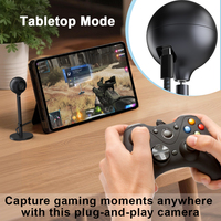 Cámara para Juegos de Aleación de Zinc, 1080P Full HD para Transmisión en Vivo, Cableada Tipo-C con Cubierta de Privacidad, Compatible con Switch 2 y PC