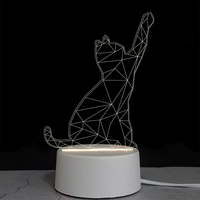 Veilleuse 3d Lampe de table Chambre OEM Moderne LED Chambre Acrylique 3d Veilleuse Anime