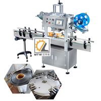 Machine de scellage thermique rotative automatique MTW pour seaux et boîtes de lingettes humides en aluminium
