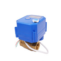 DN15 DN20 DN25 mini actionneur électrique contrôle sans fil en laiton vanne à bille motorisée avec fonction de dérivation manuelle pour une utilisation intelligente