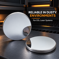 Nouveau miroir réfléchissant au laser CO2 au molybdène, haute réflectivité jusqu'à 600W, pièces de rechange industrielles pour gravure et découpe, diamètre 20mm 25mm 30mm