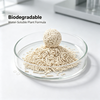 Litière pour chat en tofu biodégradable et agglomérante, à base de fibres de pois, faible teneur en poussière, jetable dans les toilettes, pour l'élimination des déchets d'animaux de compagnie