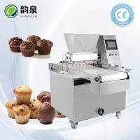 Nouvelle machine à remplir automatiquement les muffins et à déposer la pâte à cupcakes, approuvée CE, pour la pâtisserie