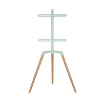 Penyangga Tripod Lantai TV Artistik Studio Kuda-v Pastel Gaya Modern