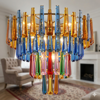 Pendentifs de lustre en forme de bouteille Belight Crystal, polis, gravés, imprimés UV, durables, avec un design moderne et luxueux