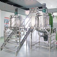 Mélangeur homogénéisateur de réservoir de mélange de détergent liquide de savon liquide en acier inoxydable de 1000 L