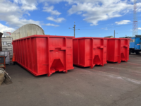 Poubelles de levage à crochet (capacité de 8 à 40 verges en acier Q235) pour le recyclage et l'élimination des déchets industriels