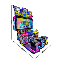 Nouveau design de machine de jeu d'arcade Storm Racer Machine de jeu d'arcade de simulateur de course à 3 joueurs