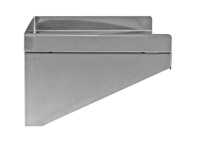 Étagère murale robuste en acier inoxydable pour cuisine commerciale, idéale pour restaurants, hôtels et services de traiteur - Offre spéciale
