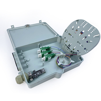 Jaringan FTTH IP65 2 4 6 8 Serat Optik PLC Splitter Pigtail ODB FDB Kotak Distribusi Terminal Odp 8 Core
