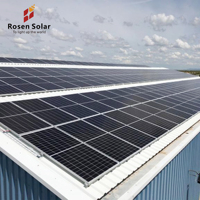 Panneaux Solaires Monocristallins Rosen TOPCON Noirs 450W 550W 600W 650W 700W 750W 1000W, Module PV Bifacial Prix