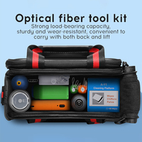 Kit d'outils de nettoyage de fibres optiques FN-600, microscope d'inspection vidéo, boîte de nettoyage de connecteurs SC, stylo de nettoyage, ensemble de test FTTH