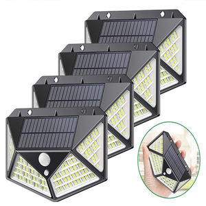 Helius Outdoor Draagbare Energiebesparende Waterdichte Beveiligingslamp met <span class=keywords><strong>3</strong></span> Modi, Bewegingsmelder, ABS Straatlamp, Solar LED Tuinlamp - Product Image 1